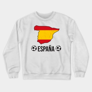 Spain Soccer Fan Country Sport Spaniards Crewneck Sweatshirt